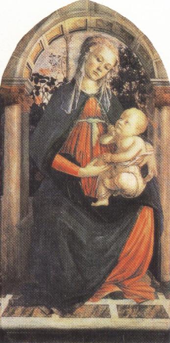Sandro Botticelli Modonna and Child (mk36) Sweden oil painting art